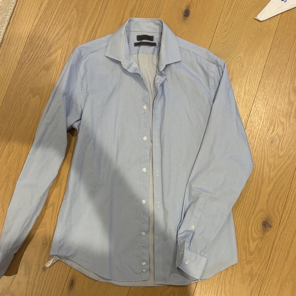 Calvin Klein Light Blue Casual Button Down Shirt